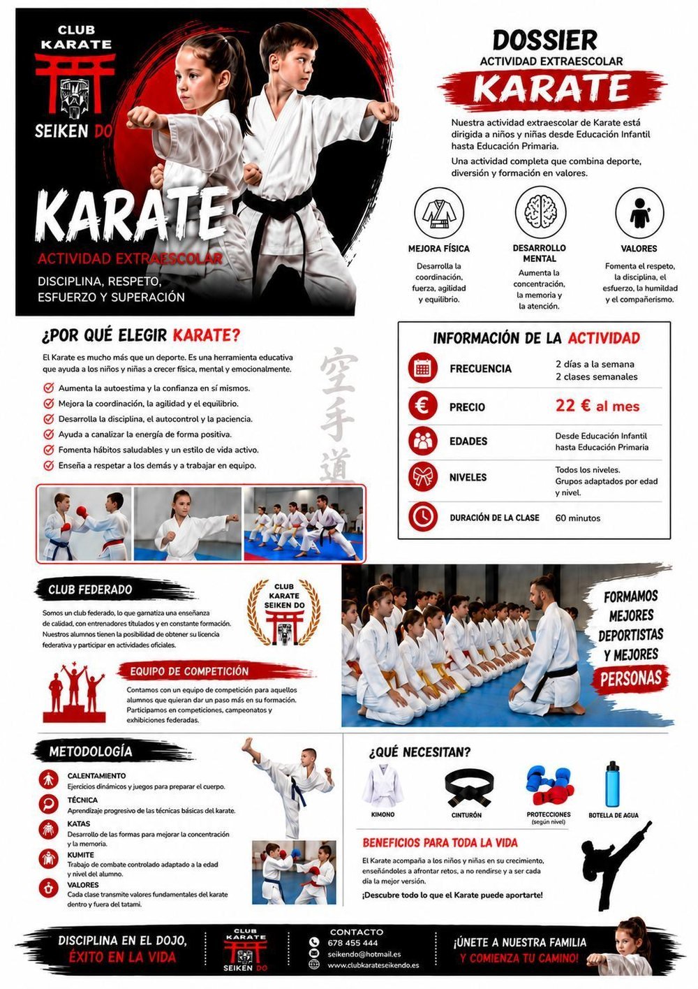 Dossier del club de kárate Seiken Do de DAYSO Experience